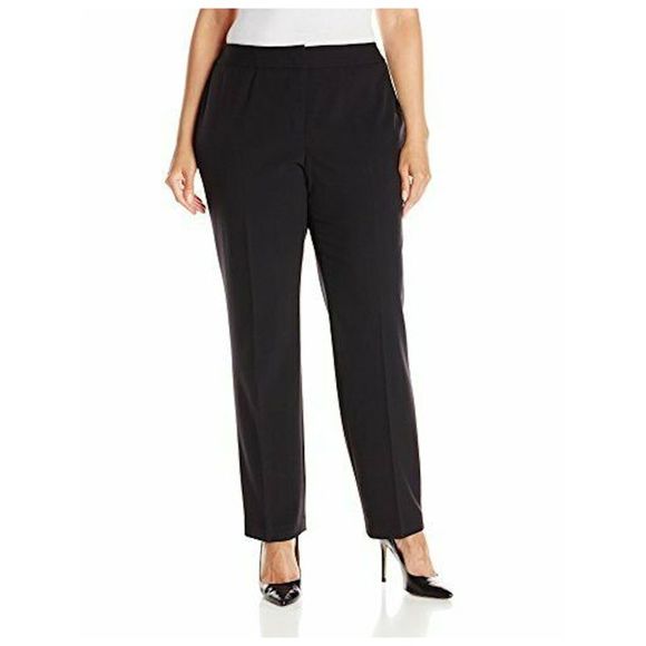 NINE WEST Womens Black Heather Straight leg Pants Size: S - Picture 1 of 2